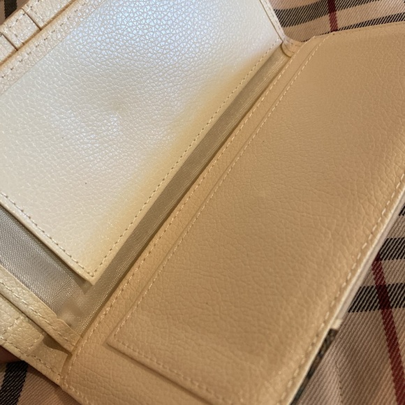 Mens Western Long Wallet Billetera Beige & Brown New - Picture 7 of 9